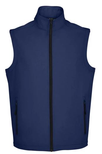 Softshell bodywarmer in French navy