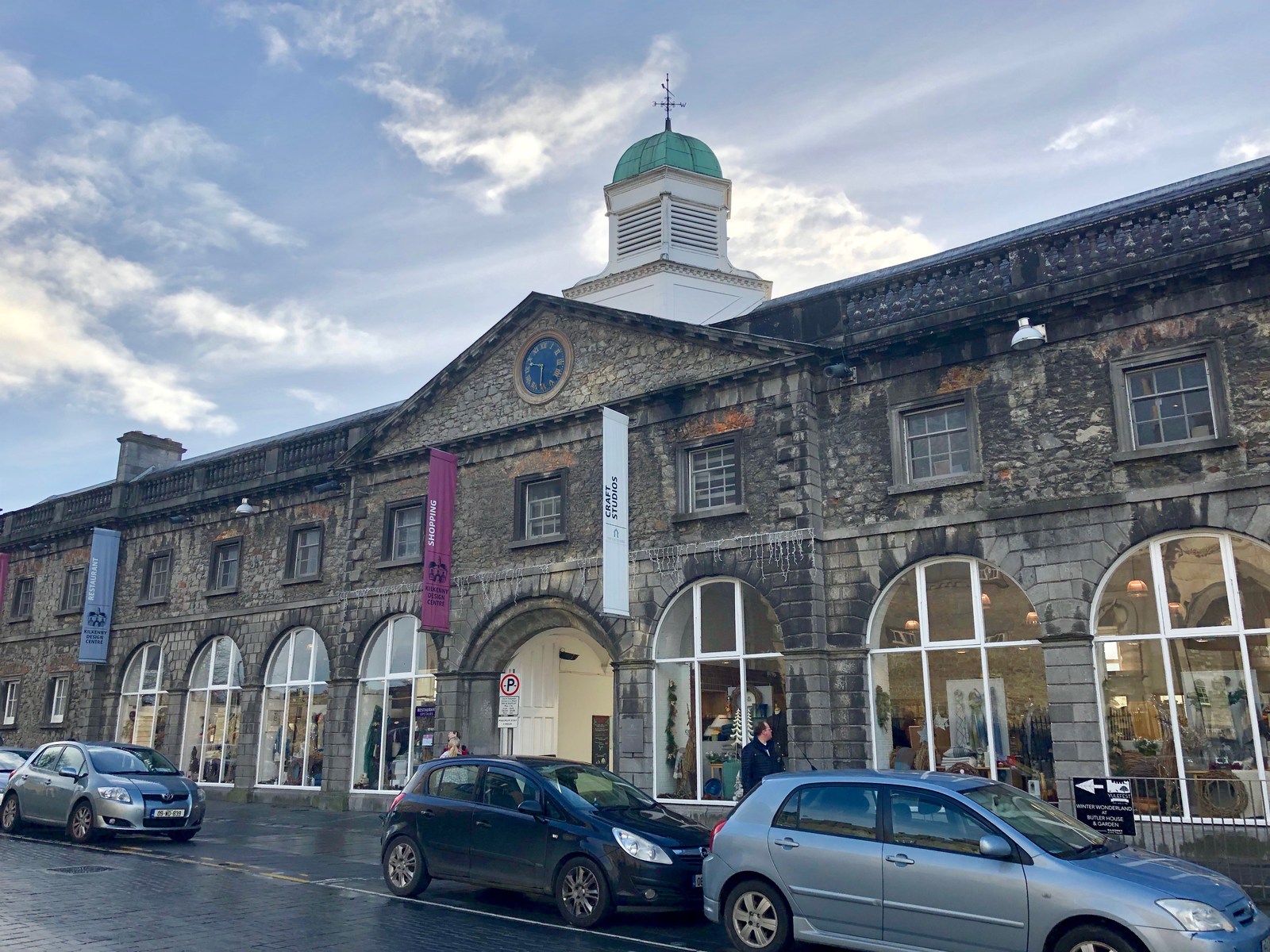 Kilkenny Design Centre in the former castle stables, photographed in2018