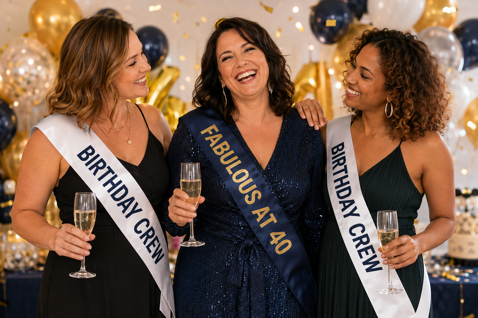 Personalised birthday and milestone celebration sashes