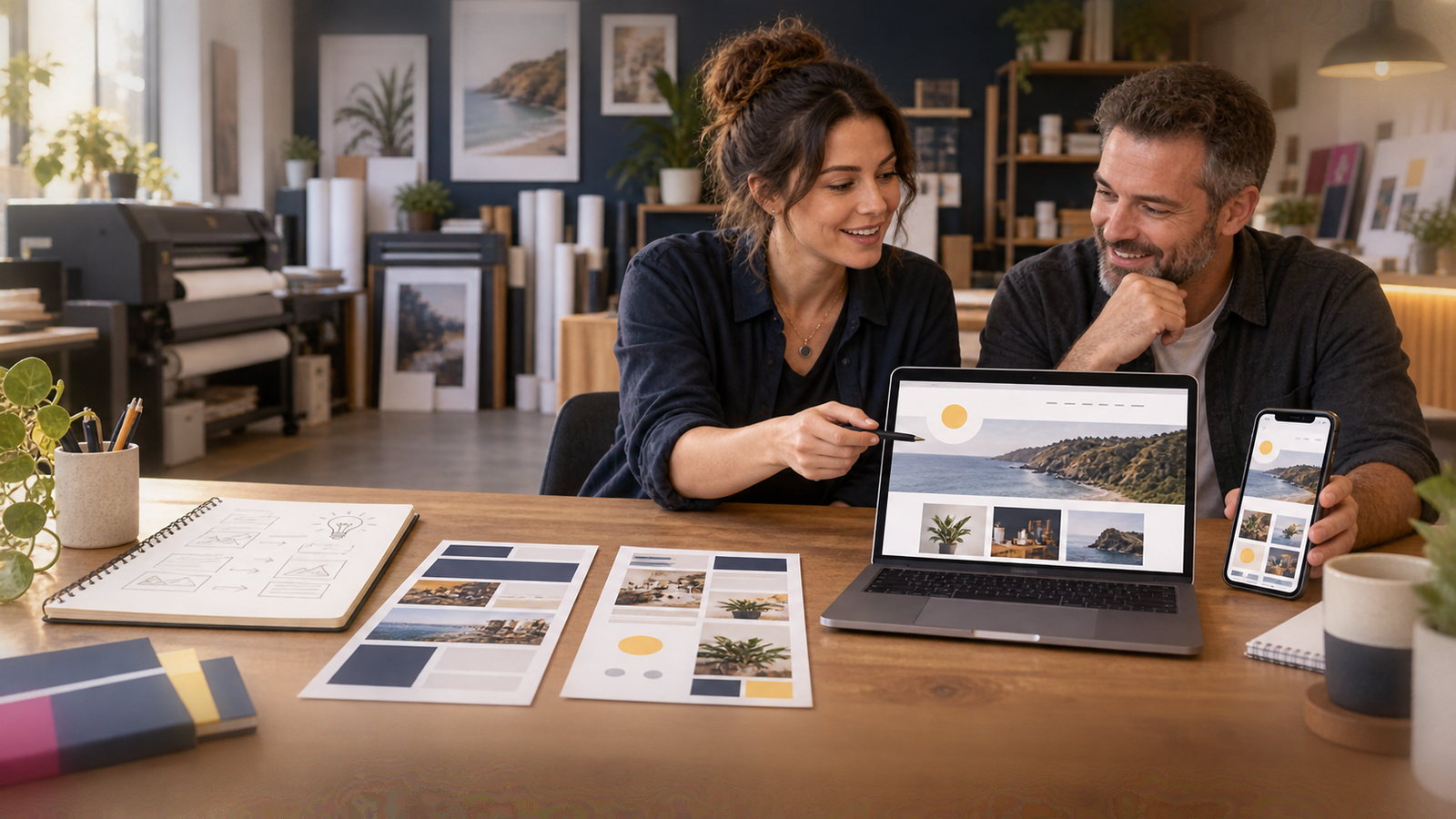 Collaborative review of a responsive website design