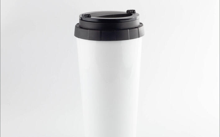 Printed 16oz White Stainless Steel Thermos Cup 