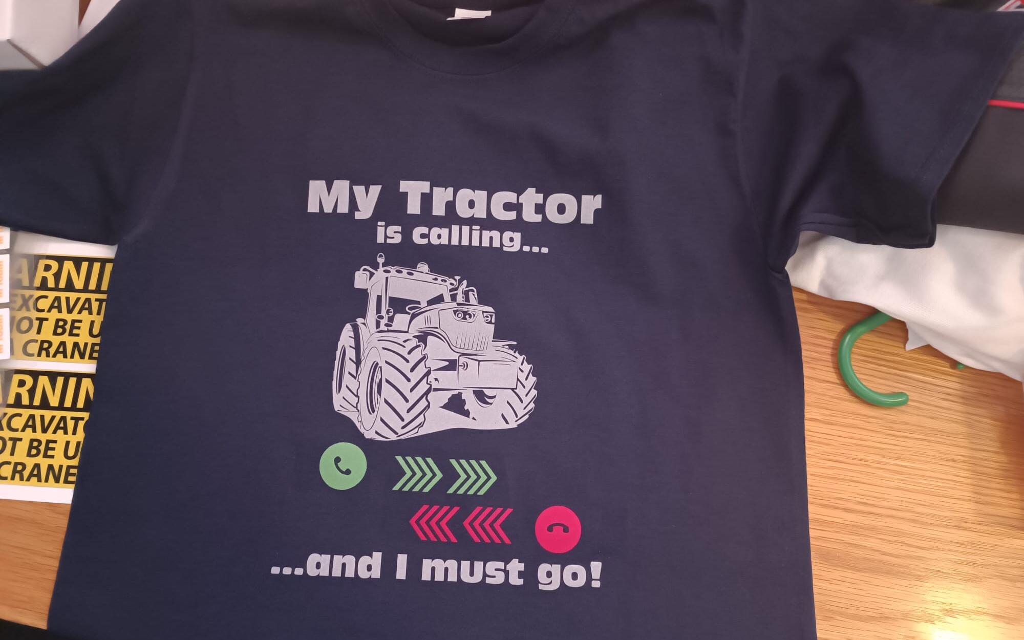 One off Custom printed t-shirt Tipperary 