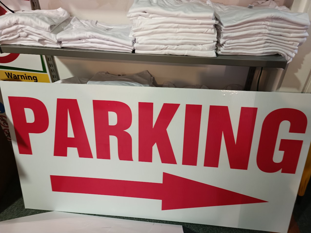 Parking and No Parking Sign, Custom Sizes