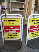 toxic hazard street sign