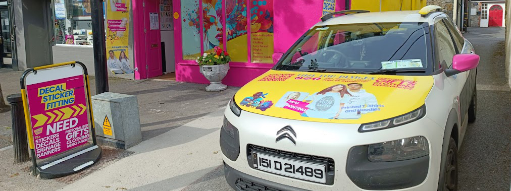 Business vehicle lettering by Time for Designs in Cashel